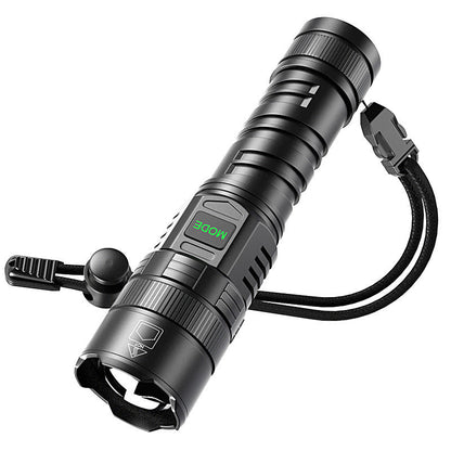 Camping Portable Flashlight with USB Charging Zoom and Battery Rack - Teleplus usb charging zoom electric camping
