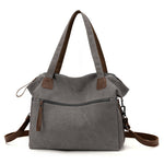 Canvas Messenger Bag with Multiple Pockets for Work Travel and Daily - Multi Pocket Teleplus