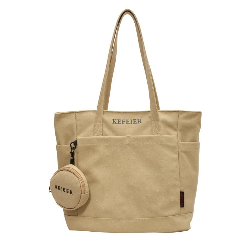 Canvas Shoulder Leisure Bag for Commuter and Daily - Teleplus Commuters canvas shoulder leisure class commuter tote bag