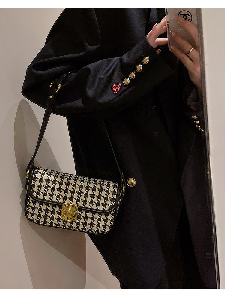 Canvas Underarm Baguette Bag with Adjustable Shoulder Straps - Teleplus shoulder underarm baguette bag