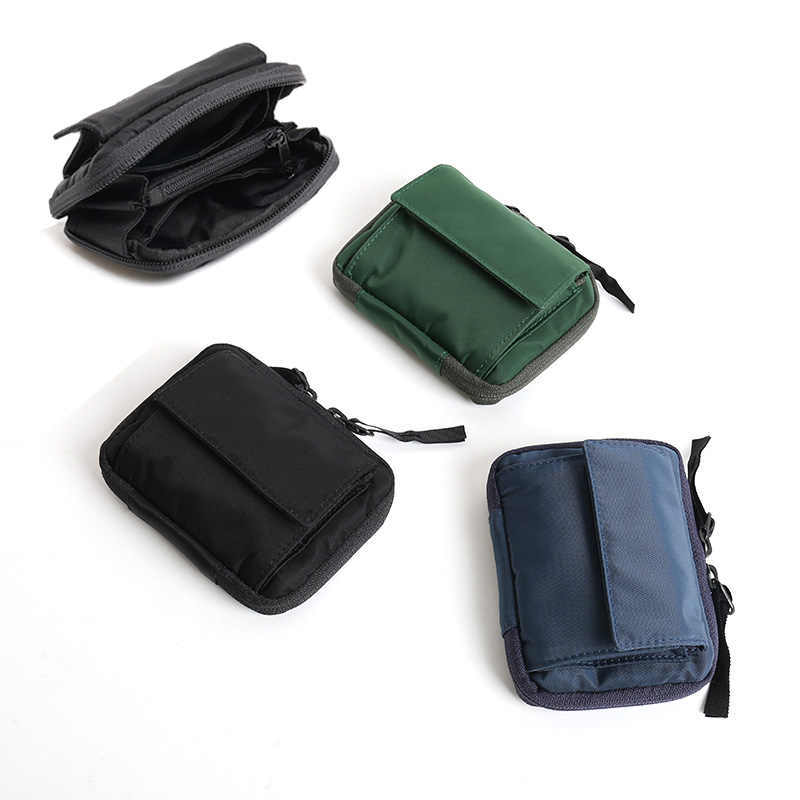 Canvas Zip Wallet Purse with Multiple Colors for Men and Women - Teleplus