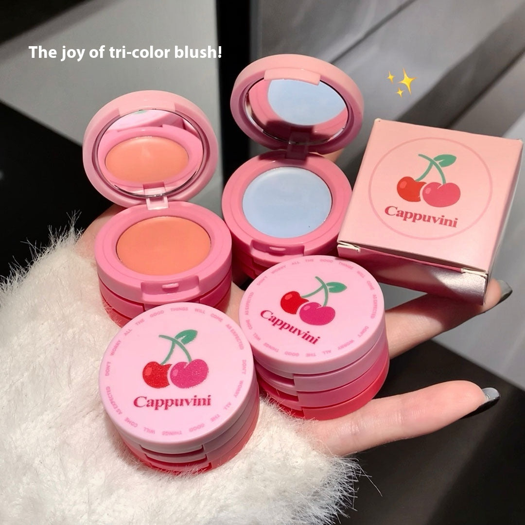 Cappuvini Multicolor Cream Blush Matte Universal Skin Color - Teleplus Blusher cappuvini multicolor cream blusher matte