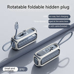Fast charge folding bracket in gray blue and purple shell plastic - Capsule 67A 20W Power Bank Charge Folding Bracket