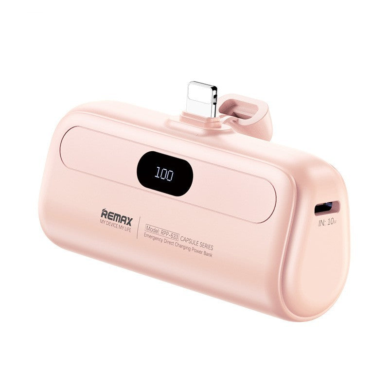 Capsule 5000 MA Emergency Power Bank - Capsule 5000 MA Emergency Power Bank Compact Design