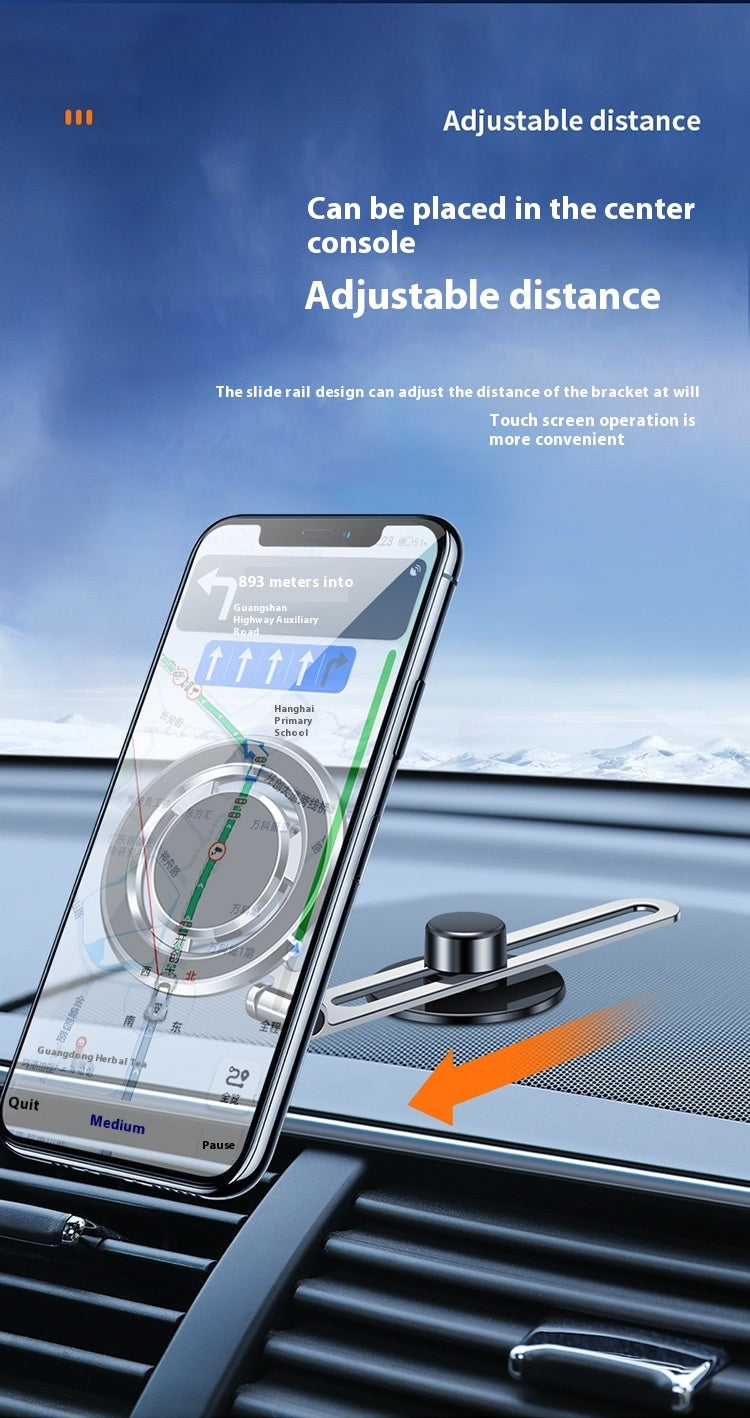 Car F62 Stretch Magnetic Phone Holder with Suspension - car f62 stretch magnetic suspension