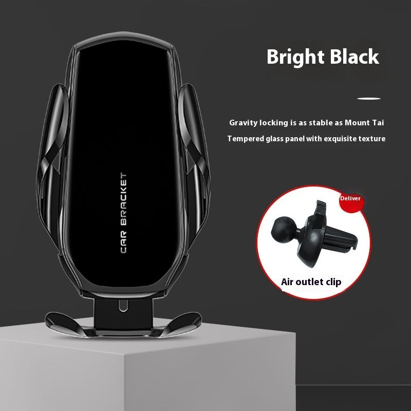 Car Interior Air Phone Holder with Wireless Charging and Navigation Support - for car interior air phone holder