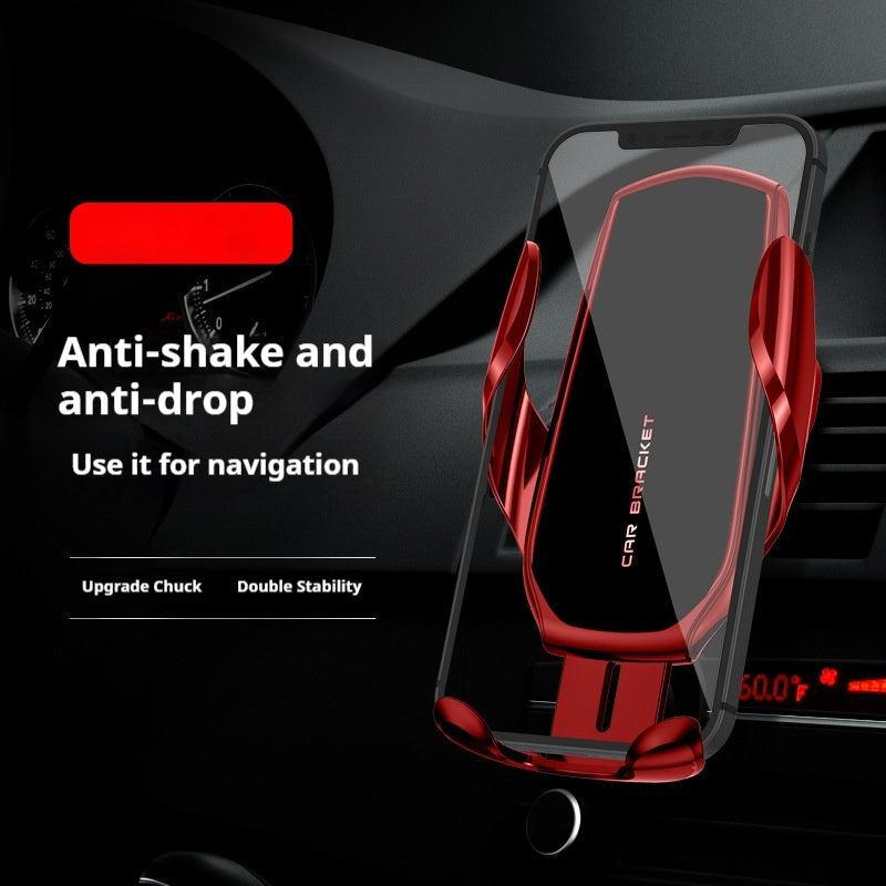 Car Interior Air Phone Holder with Wireless Charging and Navigation Support - for car interior air phone holder