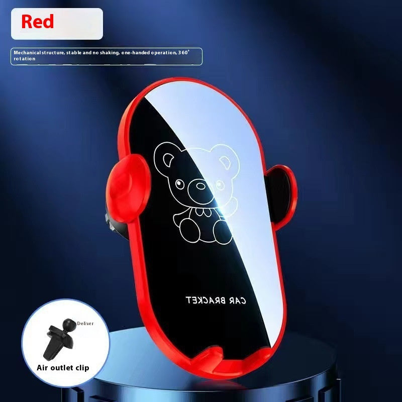 Car Mount Holder for Mobile Phones Cartoon Multifunctional Accessory - Teleplus cute cartoon multifunctional car phone