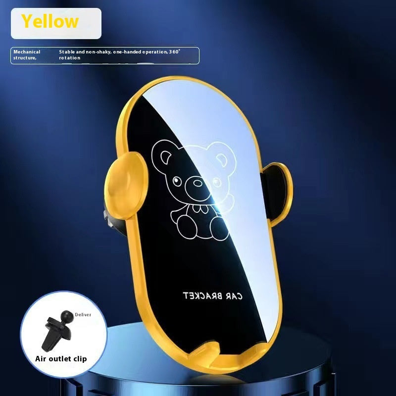 Car Mount Holder for Mobile Phones Cartoon Multifunctional Accessory - Teleplus cute cartoon multifunctional car phone