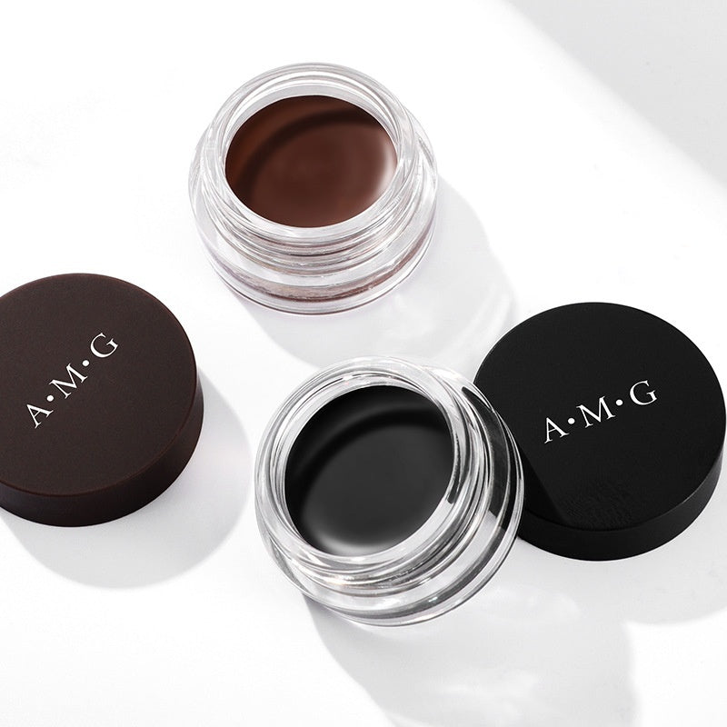 Caramel Mocha Blade Eyeliner Brush for Smudge Makeup Creamy Color - Teleplus blade eyeliner brush smudge makeup creamy