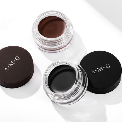 Caramel Mocha Blade Eyeliner Brush for Smudge Makeup Creamy Color - Teleplus blade eyeliner brush smudge makeup creamy