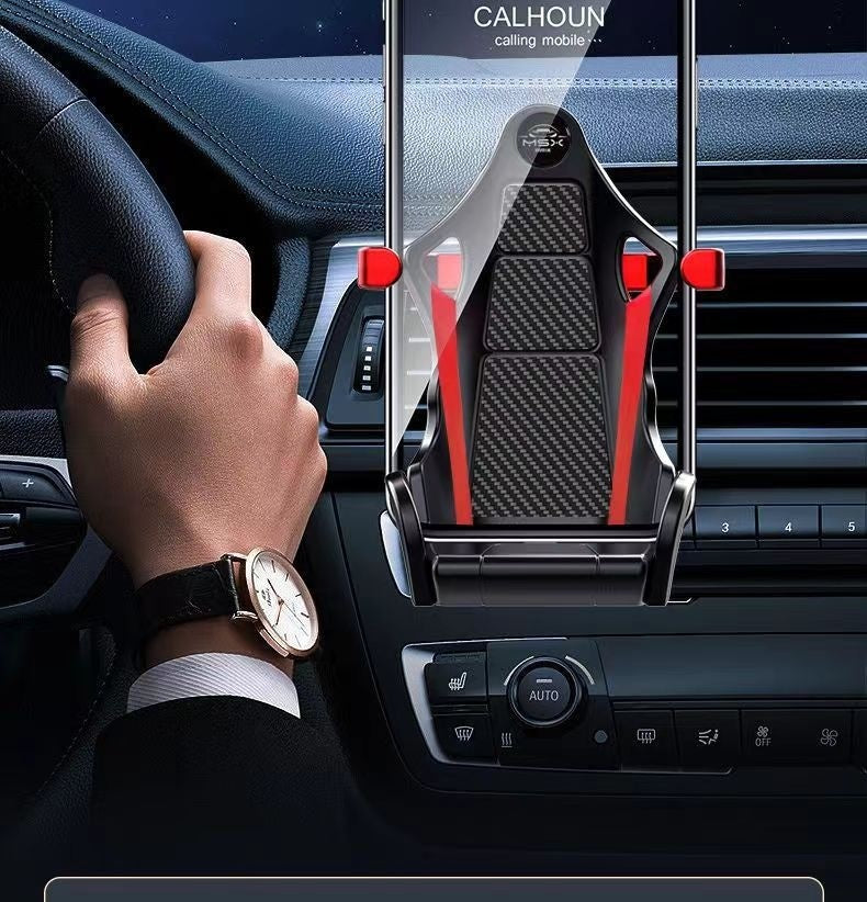 Carbon Fiber Air Outlet for Car Phone Holders in Multiple Colors - carbon fiber air outlet car phone holder