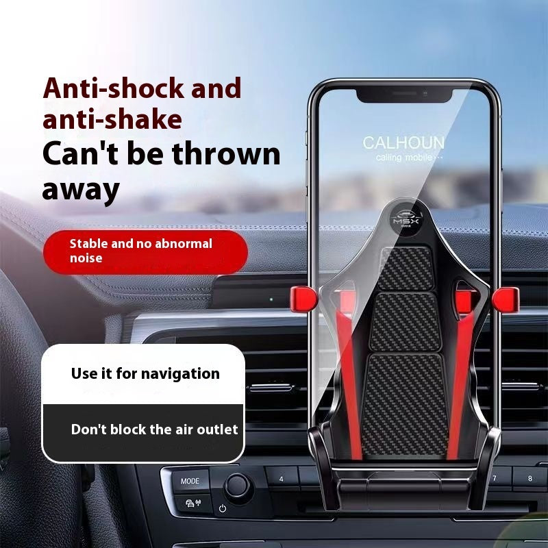 Carbon Fiber Air Outlet for Car Phone Holders in Multiple Colors - carbon fiber air outlet car phone holder