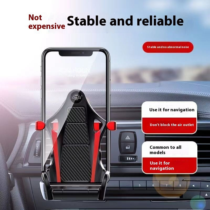 Carbon Fiber Air Outlet for Car Phone Holders in Multiple Colors - carbon fiber air outlet car phone holder