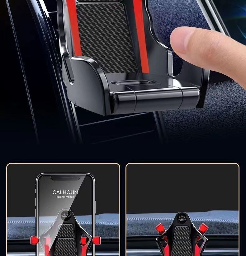 Carbon Fiber Air Outlet for Car Phone Holders in Multiple Colors - carbon fiber air outlet car phone holder