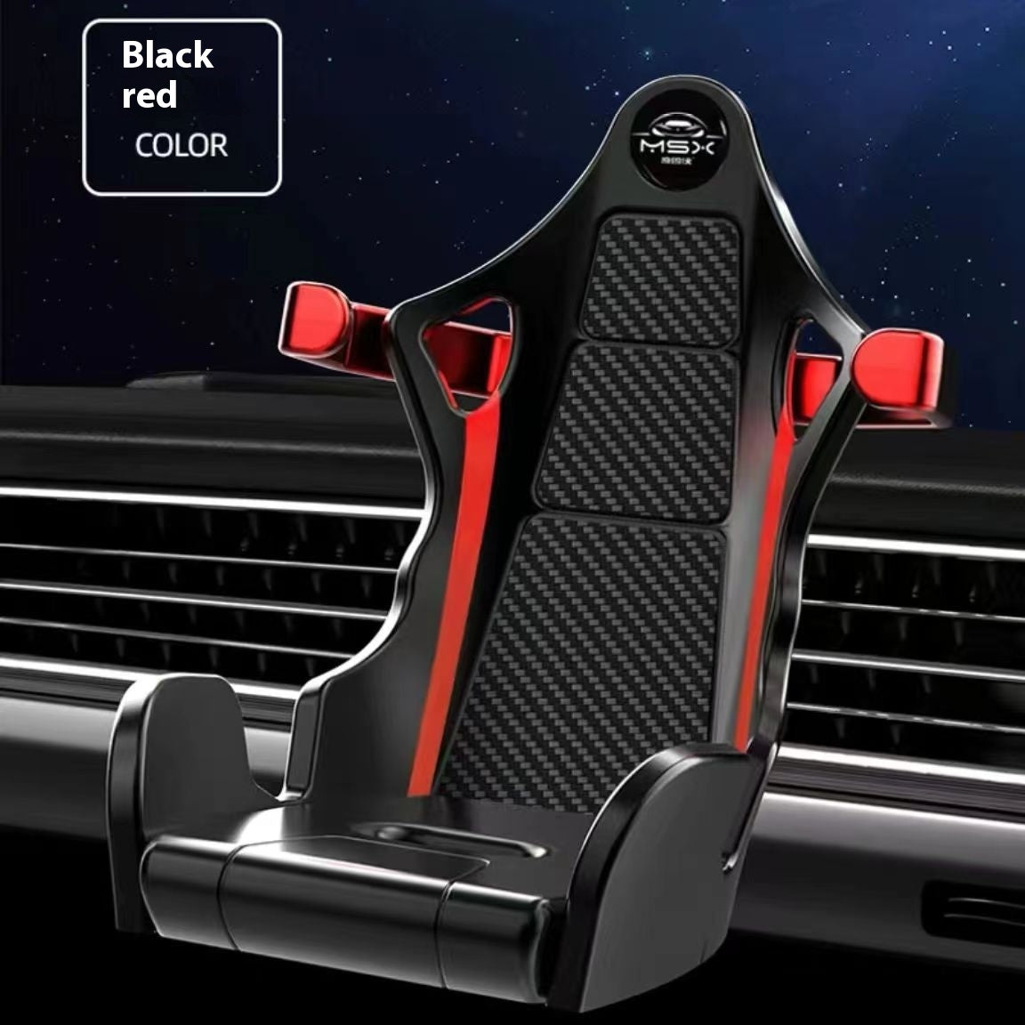 Carbon Fiber Air Outlet for Car Phone Holders in Multiple Colors - carbon fiber air outlet car phone holder