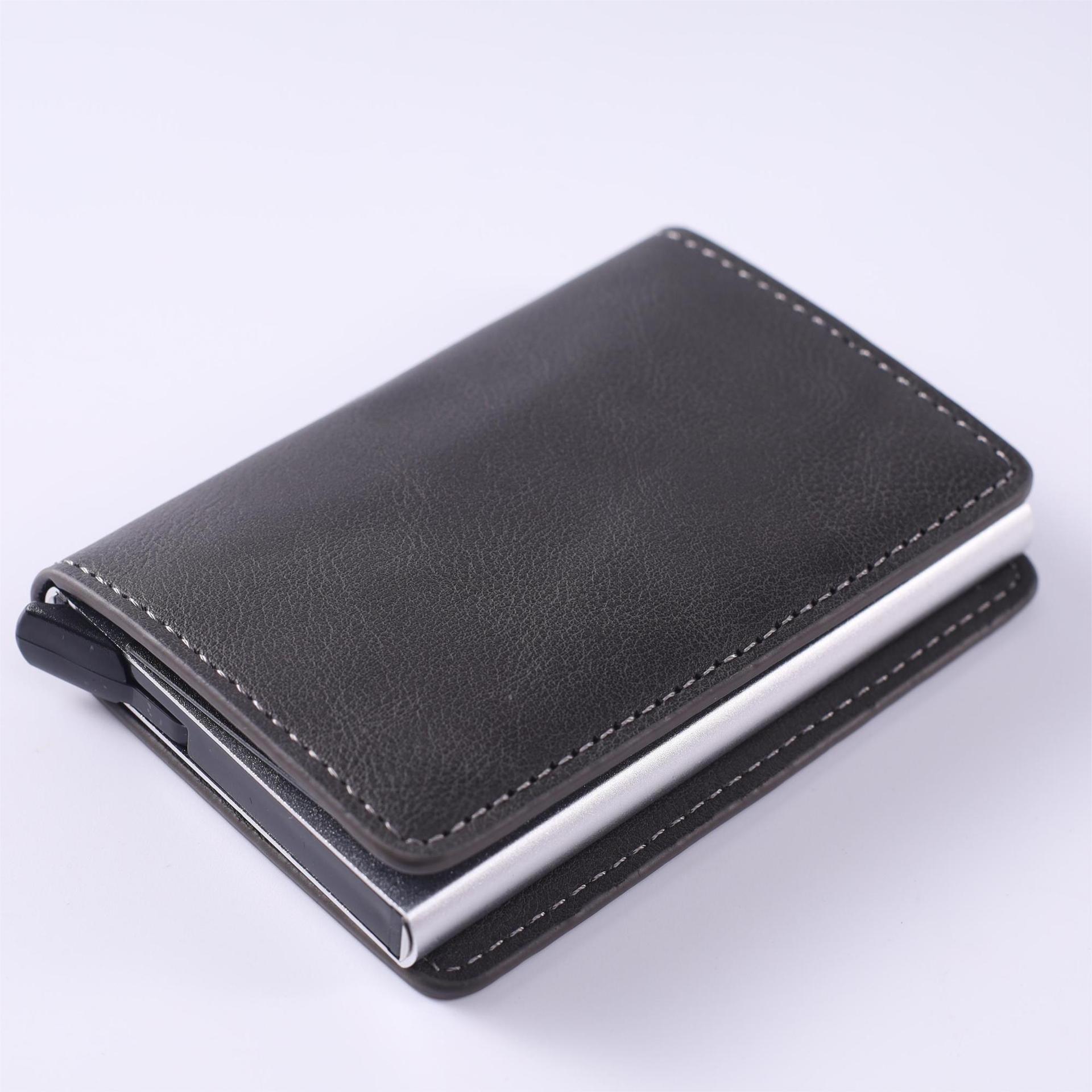 Carbon Fiber and PU Card Holder for United States CHF Markets - Steal Your Style with Anti-Theft Wallet united states