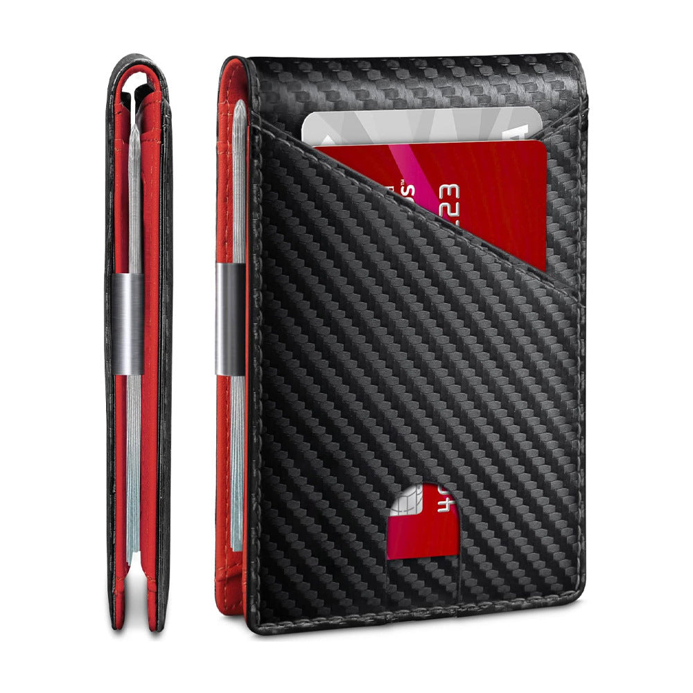 Carbon Fiber Black Storage Box for Home Organization - Teleplus carbon fiber black storage box genuine leather home