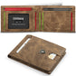Carbon Fiber Business Wallet Anti-Theft RFID Blocking Leather Card Holder - carbon fiber