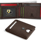 Carbon Fiber Business Wallet Anti-Theft RFID Blocking Leather Card Holder - carbon fiber