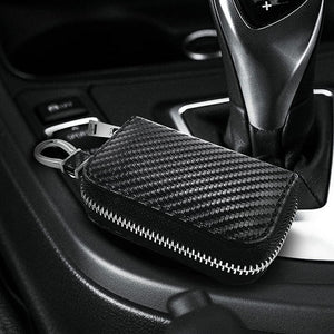 Carbon Fiber Keys Box with Nano Shielding for Urban Car Security - Unlock Style Shield carbon fiber car shield keys box