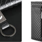 Carbon Fiber Leather Wallet for Men and Women RFID Blocking Slim Cowhide - carbon fiber