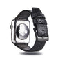 Carbon Fiber Leather Watch Strap Compatible with iPhone Models - Time to Be Fancy carbon fiber leather watch