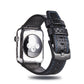 Carbon Fiber Leather Watch Strap Compatible with iPhone Models - Time to Be Fancy carbon fiber leather watch