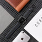 Carbon Fiber Leather Watch Strap Compatible with iPhone Models - Time to Be Fancy carbon fiber leather watch