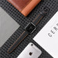 Carbon Fiber Leather Watch Strap Compatible with iPhone Models - Time to Be Fancy carbon fiber leather watch