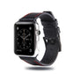 Carbon Fiber Leather Watch Strap Compatible with iPhone Models - Time to Be Fancy carbon fiber leather watch