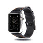 Carbon Fiber Leather Watch Strap Compatible with iPhone Models - Time to Be Fancy carbon fiber leather watch