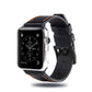 Carbon Fiber Leather Watch Strap Compatible with iPhone Models - Time to Be Fancy carbon fiber leather watch