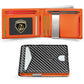 Carbon Fiber Metal Wallet RFID Blocking Slim Card Holder for Men and Women - metal wallet