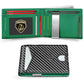 Carbon Fiber Metal Wallet RFID Blocking Slim Card Holder for Men and Women - metal wallet
