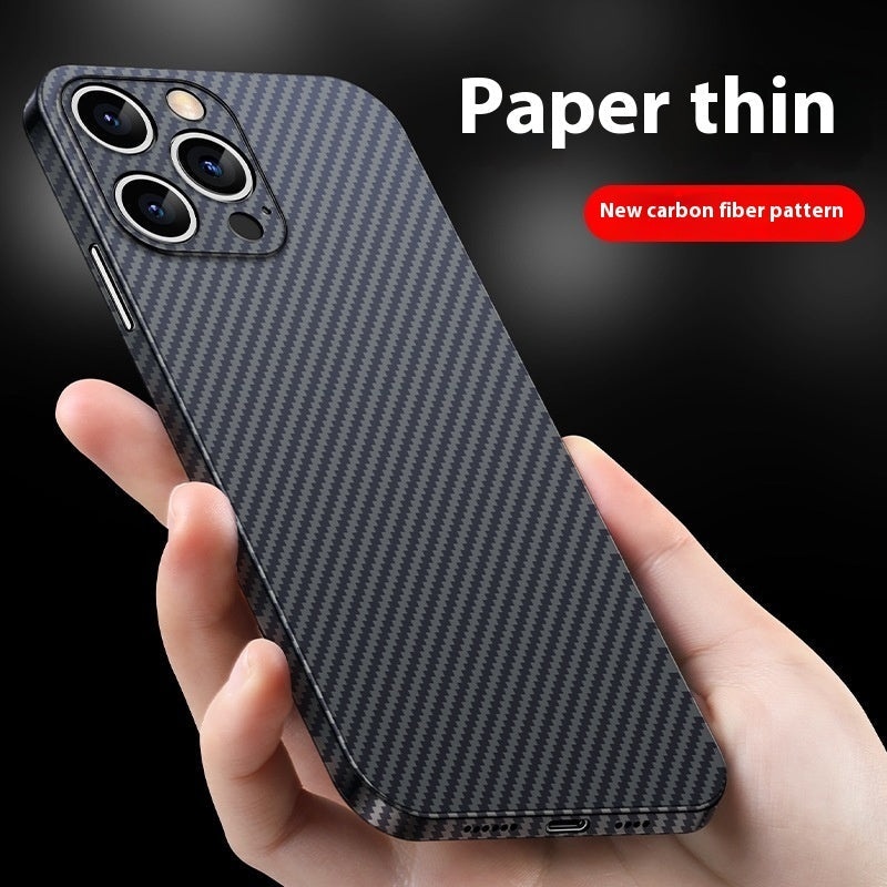 Carbon Fiber Pattern Hard Shell Case for iPhone Models in Foreign Trade - Teleplus carbon fiber pattern hard shell