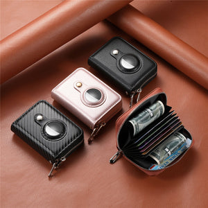 Carbon Fiber Pattern PU Lining Wallet Unisex Waterproof Anti-Theft Storage - Teleplus carbon fiber