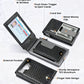 Carbon Fiber Pattern Slim PU Wallet RFID Blocking Money Clip for Men and Women