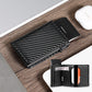 Carbon Fiber RFID Blocking Wallet Slim Bifold Mens Leather Card Holder