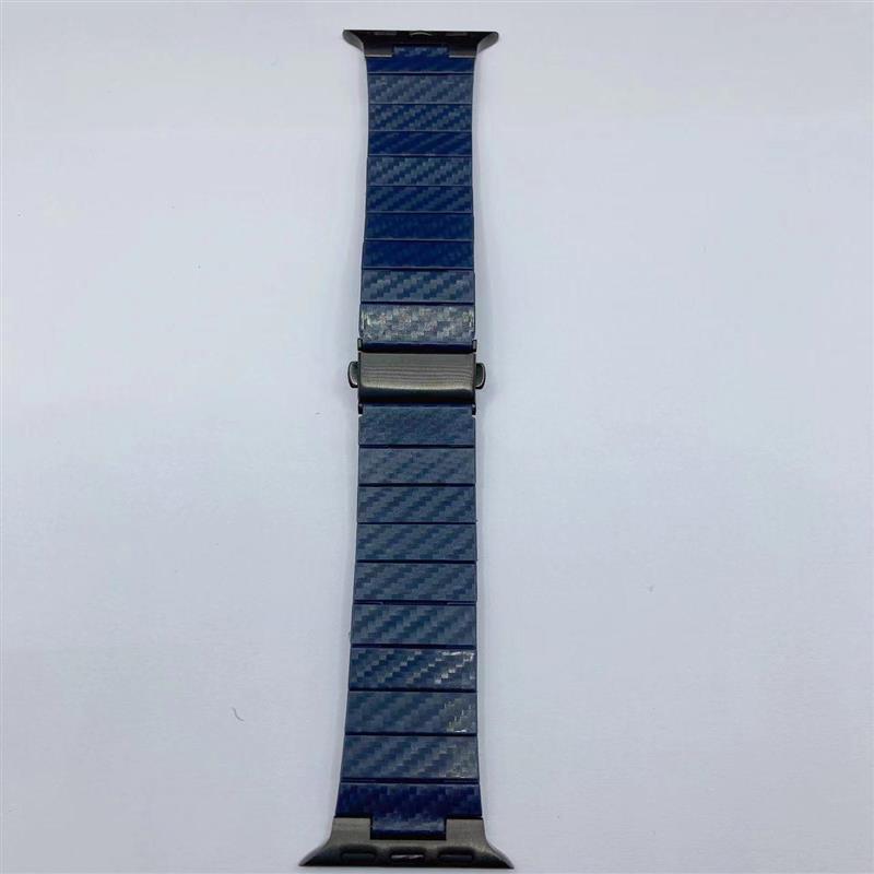 Carbon Fiber Watch Band Suitable For Iwatch876543SE Generation Watch - Carbon Fiber Watch Band for iWatch 876543 SE