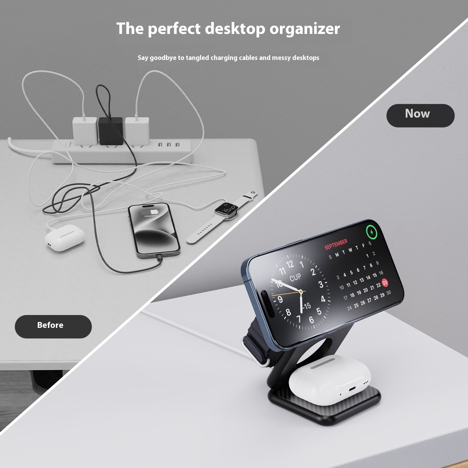 Carbon Fiber Wireless Charger with Magnetic Suction in United States - Charge Like a Pro Magic united states chf carbon