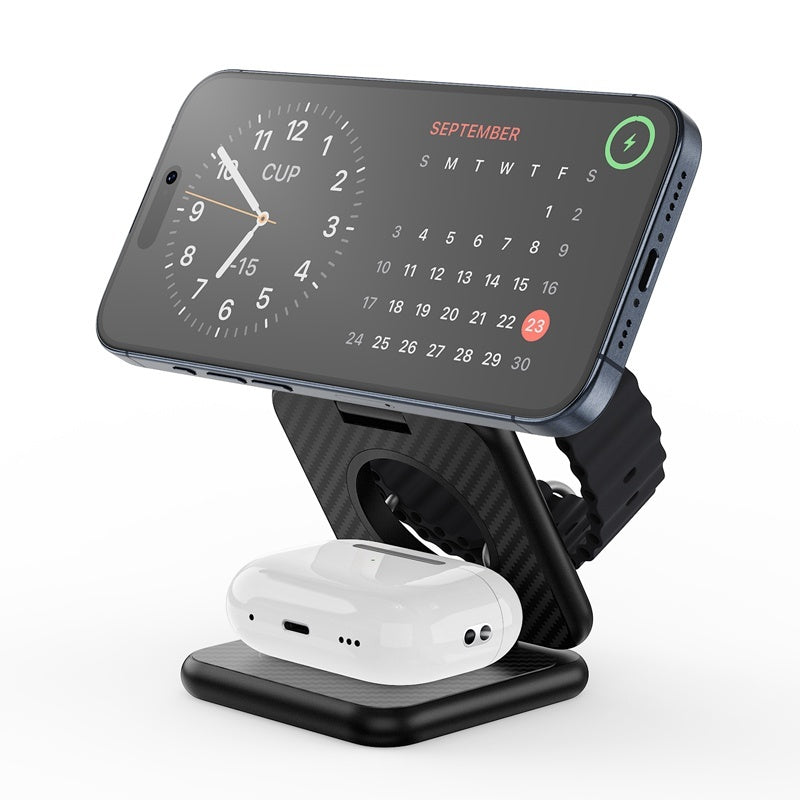 Carbon Fiber Wireless Charger with Magnetic Suction in United States - Charge Like a Pro Magic united states chf carbon