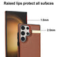 Card Hardware Organ Leather Phone Case - Card Hardware Organ Leather Phone Case for Samsung