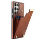 Card Hardware Organ Leather Phone Case - Card Hardware Organ Leather Phone Case for Samsung