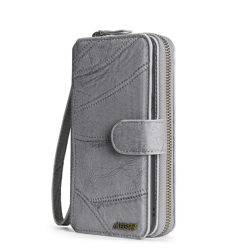 Samsung Phone Leather Case with Card Slot TPU PC European and American Style - for S10 S20 card phone leather case