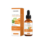 Carrot Extract Vitamin E Collagen Face Serum for Brightening and Hydration