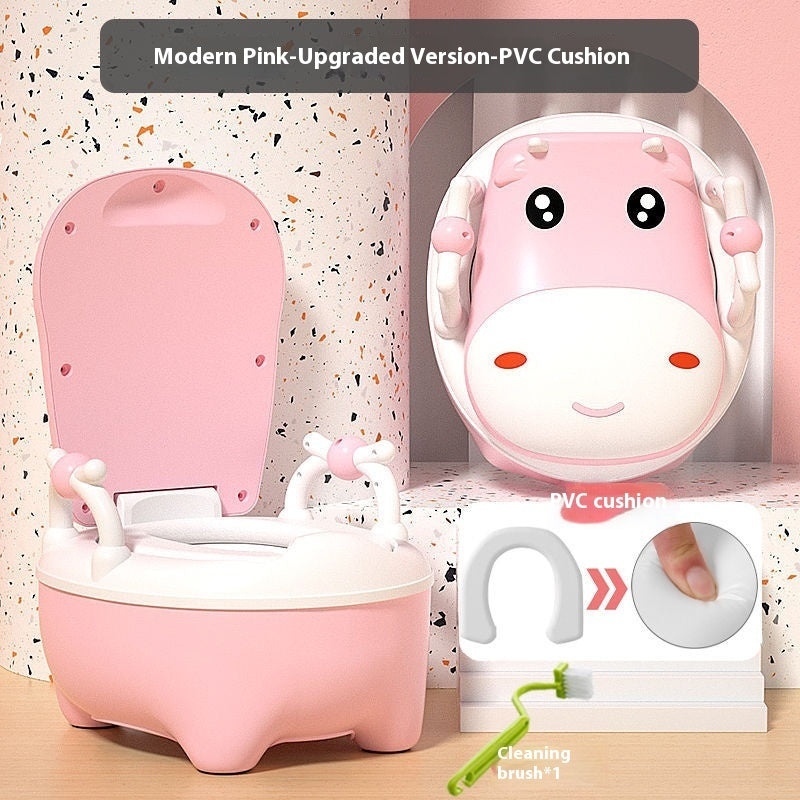 Cartier Saint Blue Potty Seat Cushion Models with Brush Free Options for the United States - Cow Model Tiny Tots united
