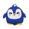 Cartoon di 2-6 anni Baglie per bambini Kindergarten Fashion's Children's Borse - Penguin Blue