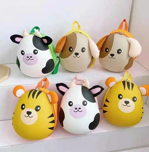 Cartoon Animal Eggshell Children’s Small Schoolbag For Men And Women - Eggshell Schoolbag for Cool Kids of All Ages