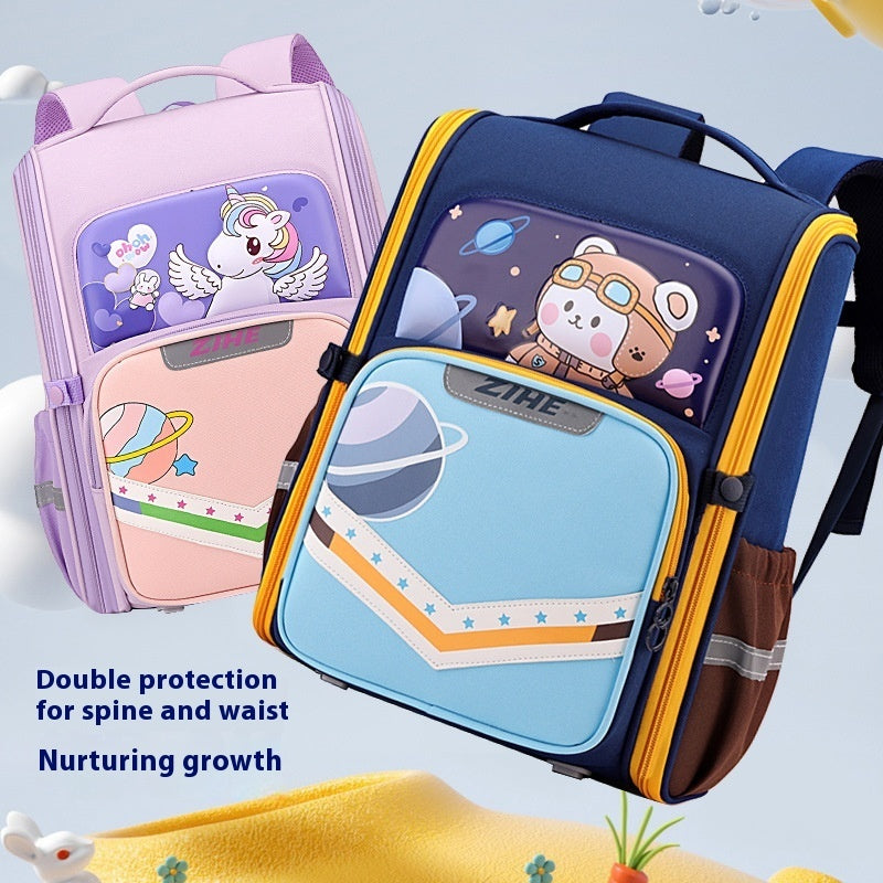 Cartoon Backpack For Reducing Burden And Protecting The Spine - Cartoon Backpack: Happy Spine No More Whine